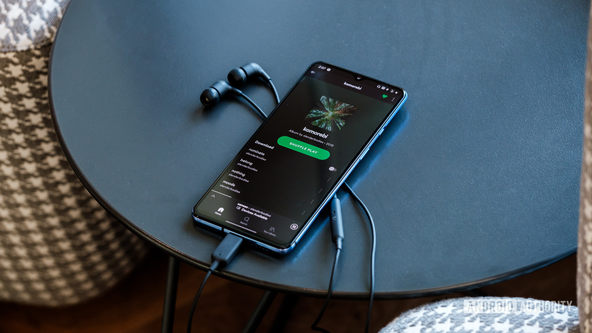 Spotify phone app only shuffle players